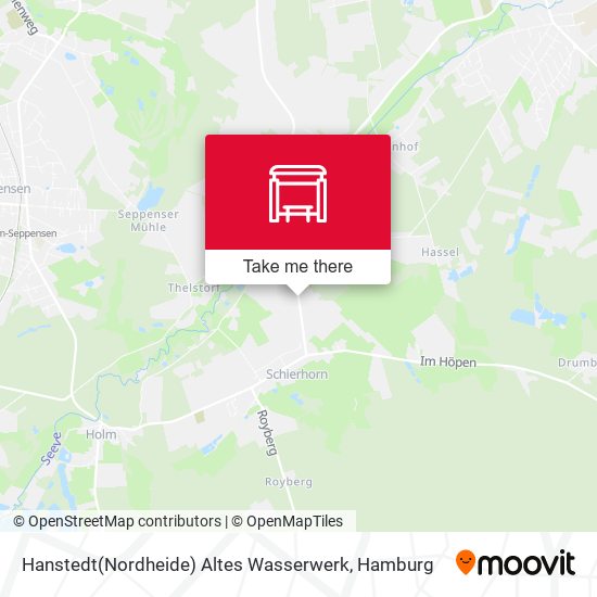 Hanstedt(Nordheide) Altes Wasserwerk map