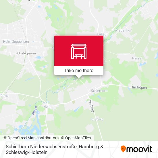 Schierhorn Niedersachsenstraße map