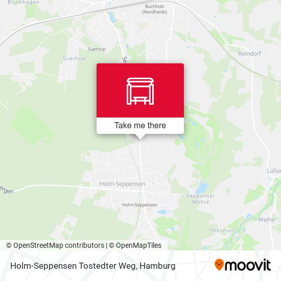 Карта Holm-Seppensen Tostedter Weg