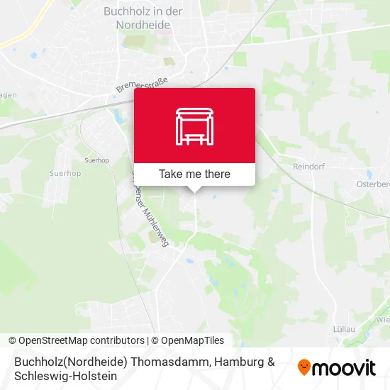 Карта Buchholz(Nordheide) Thomasdamm