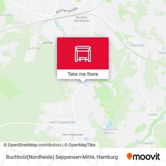 Карта Buchholz(Nordheide) Seppensen-Mitte