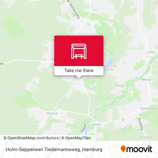 Карта Holm-Seppensen Tiedemannsweg