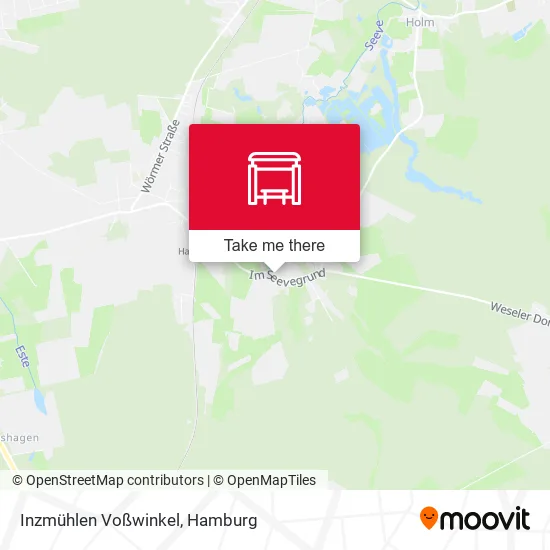 Карта Inzmühlen Voßwinkel