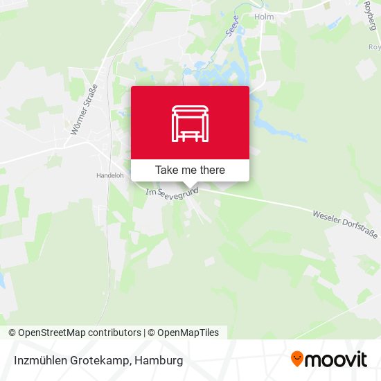 Inzmühlen Grotekamp map