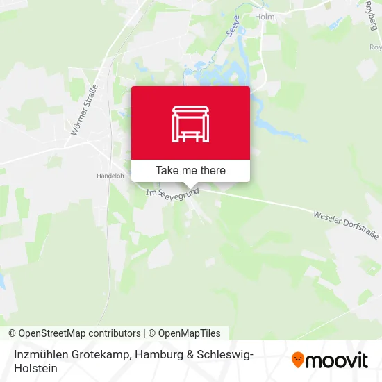 Inzmühlen Grotekamp map