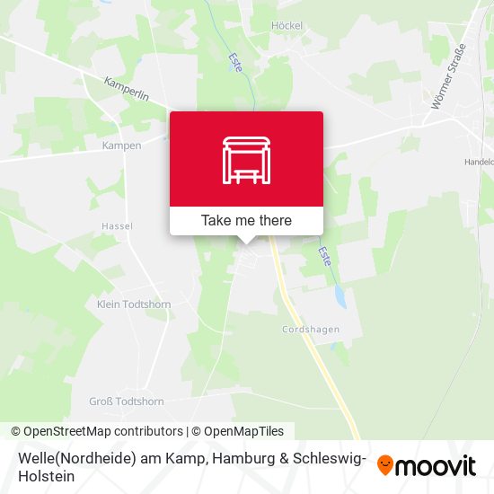 Welle(Nordheide) am Kamp map