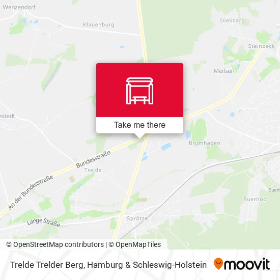 Карта Trelde Trelder Berg