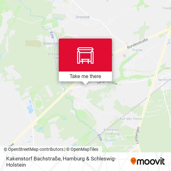 Kakenstorf Bachstraße map