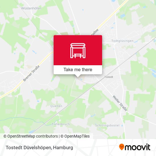 Tostedt Düvelshöpen map