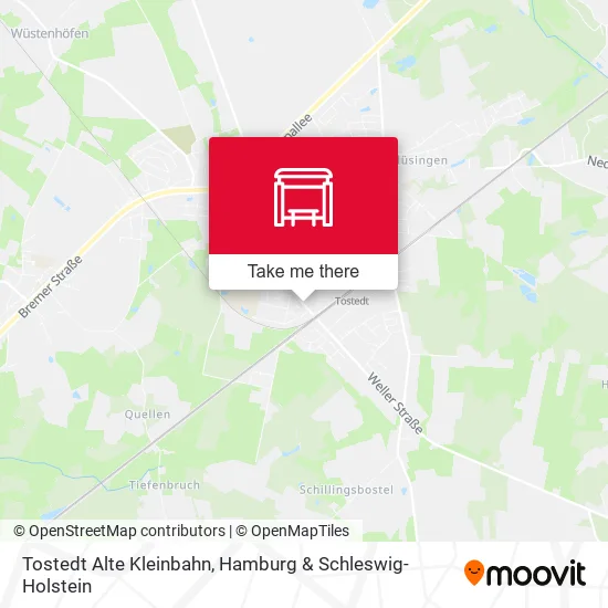 Карта Tostedt Alte Kleinbahn