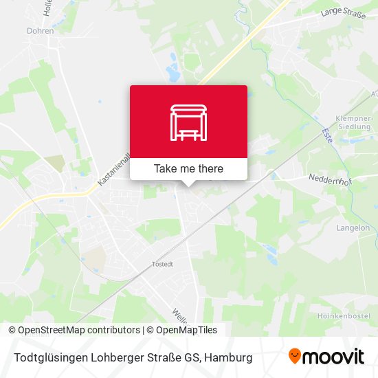 Todtglüsingen Lohberger Straße GS map