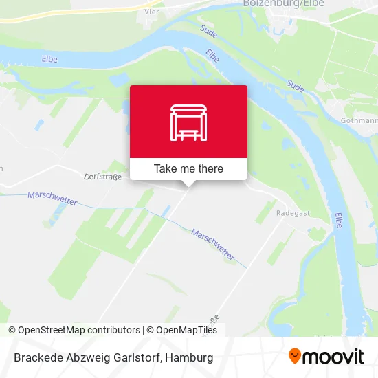 Карта Brackede Abzweig Garlstorf