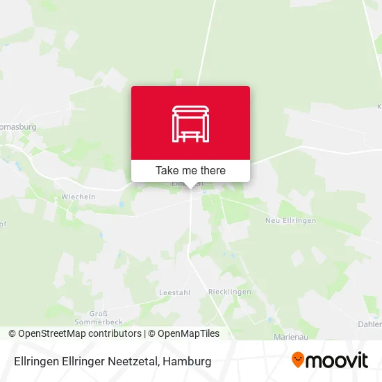 Карта Ellringen Ellringer Neetzetal