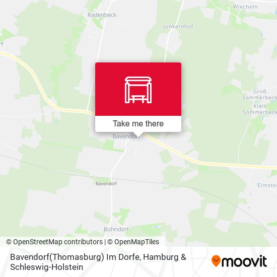 Bavendorf(Thomasburg) Im Dorfe map