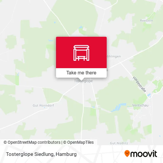 Карта Tosterglope Siedlung