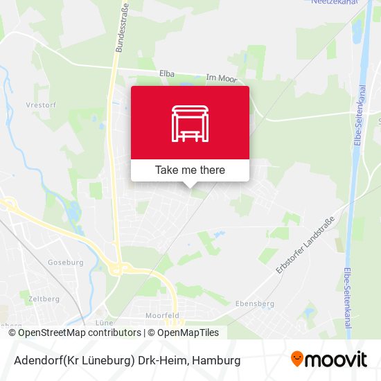 Adendorf(Kr Lüneburg) Drk-Heim map