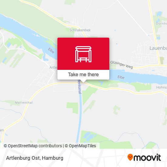 Artlenburg Ost map