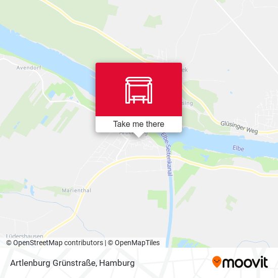 Artlenburg Grünstraße map