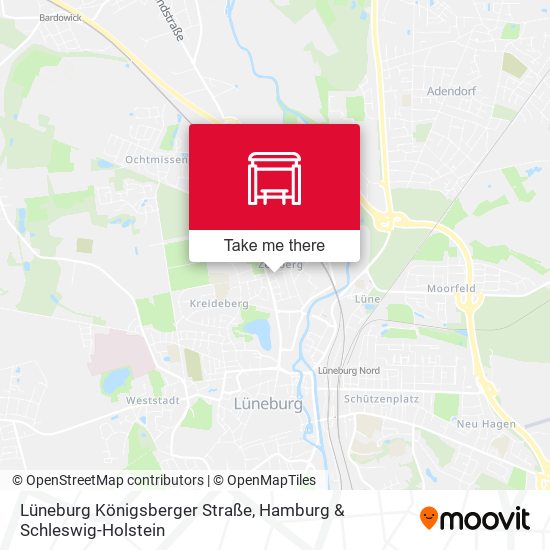 Lüneburg Königsberger Straße map