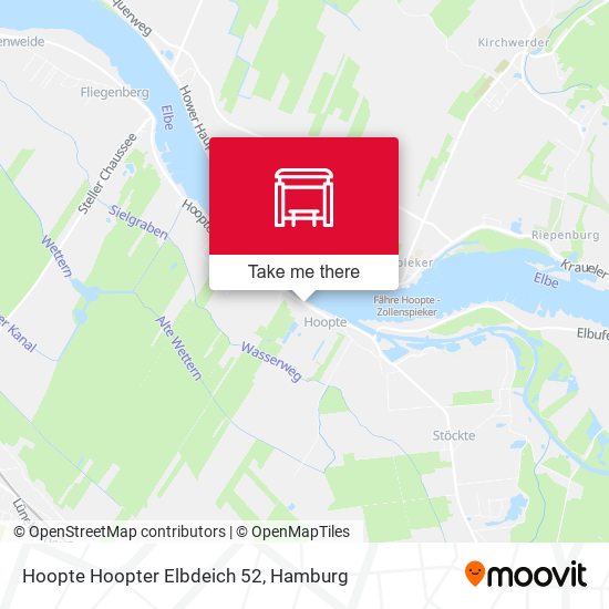 Hoopte Hoopter Elbdeich 52 map