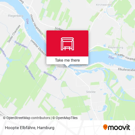 Карта Hoopte Elbfähre