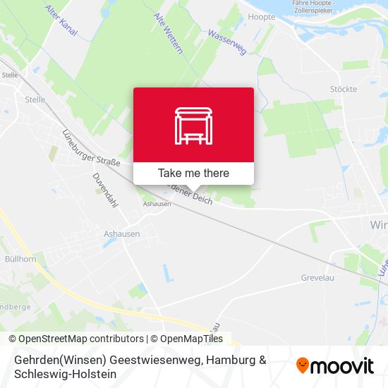 Gehrden(Winsen) Geestwiesenweg map