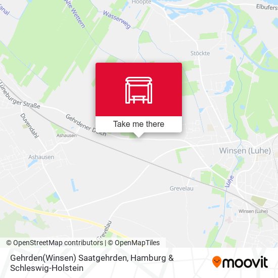 Gehrden(Winsen) Saatgehrden map