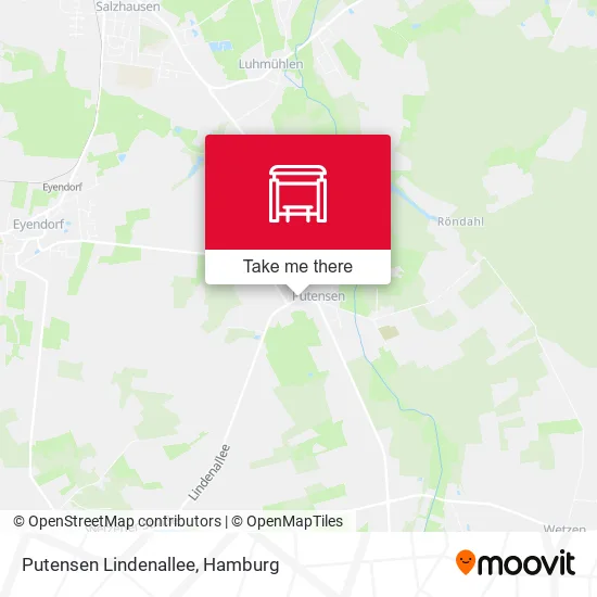 Карта Putensen Lindenallee
