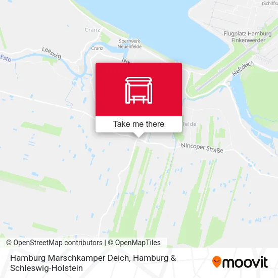 Карта Hamburg Marschkamper Deich