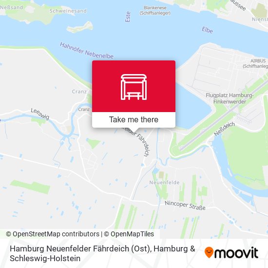 Hamburg Neuenfelder Fährdeich (Ost) map