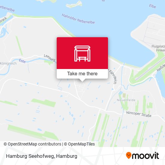 Hamburg Seehofweg map