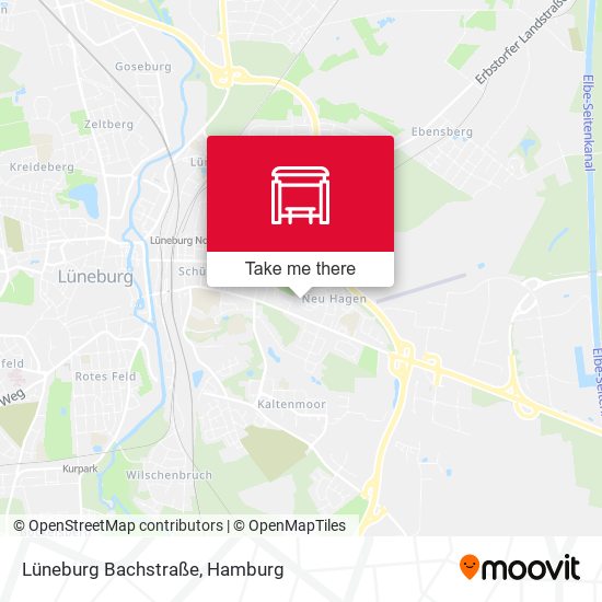 Lüneburg Bachstraße map