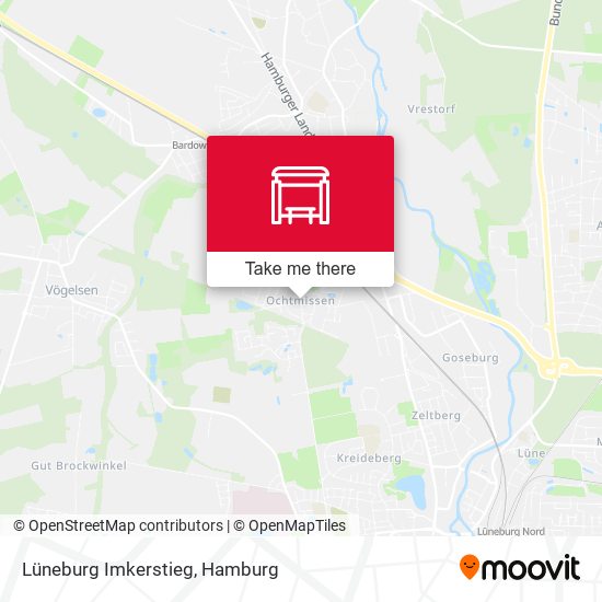 Lüneburg Imkerstieg map