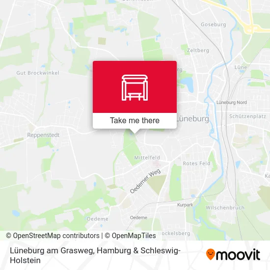 Lüneburg am Grasweg map