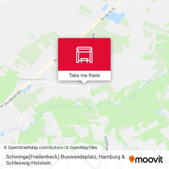 Schwinge(Fredenbeck) Buswendeplatz map