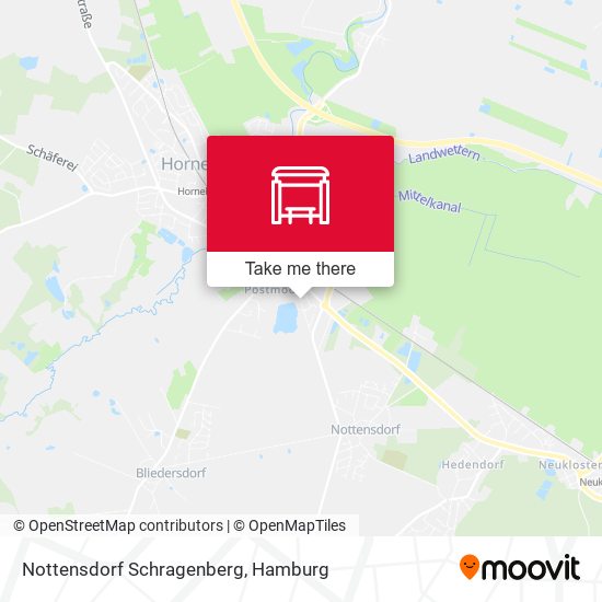 Nottensdorf Schragenberg map