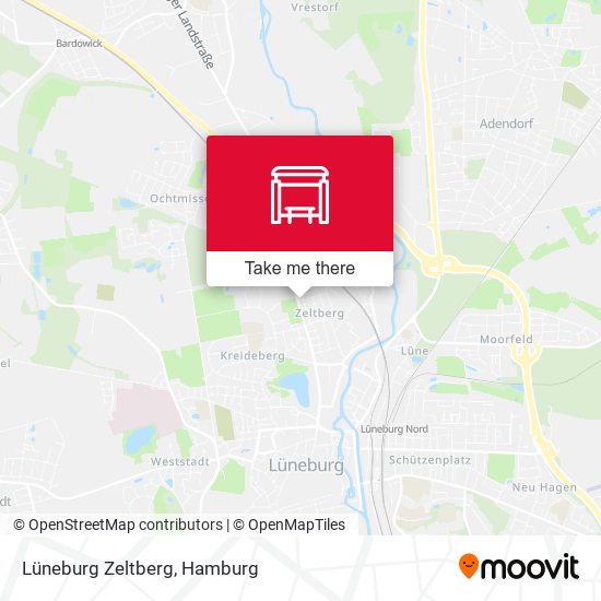 Lüneburg Zeltberg map