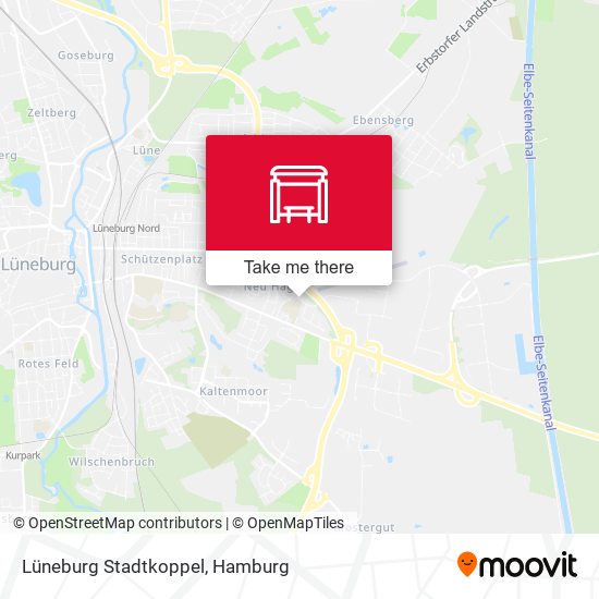 Lüneburg Stadtkoppel map