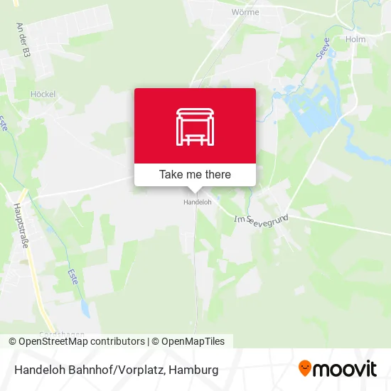 Карта Handeloh Bahnhof/Vorplatz