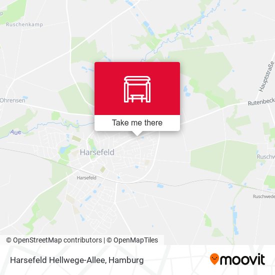 Harsefeld Hellwege-Allee map
