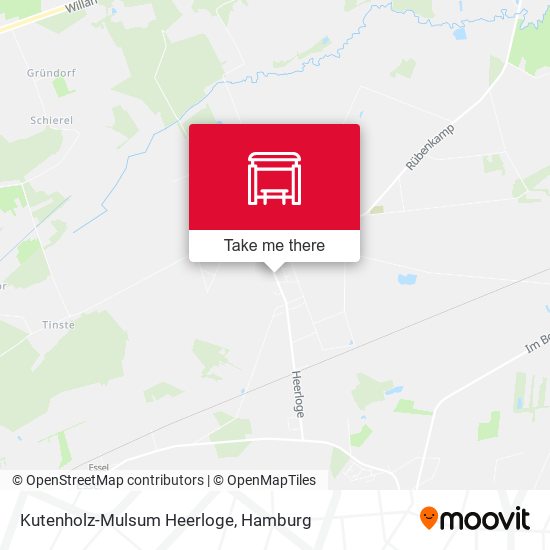 Kutenholz-Mulsum Heerloge map