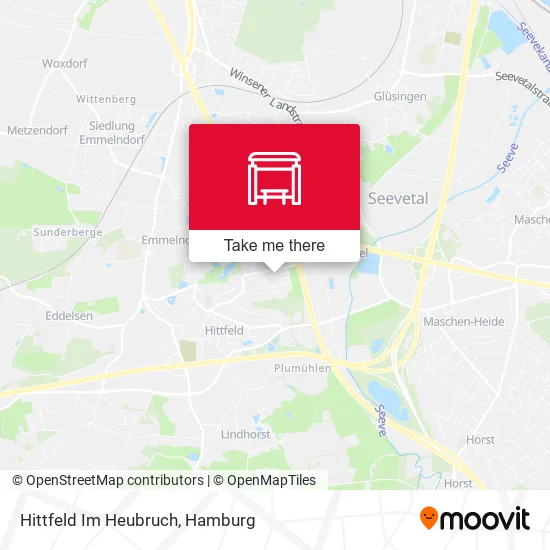 Карта Hittfeld Im Heubruch