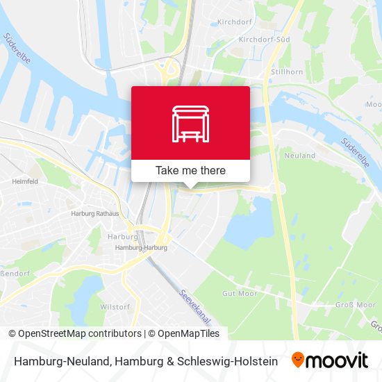 Hamburg-Neuland map