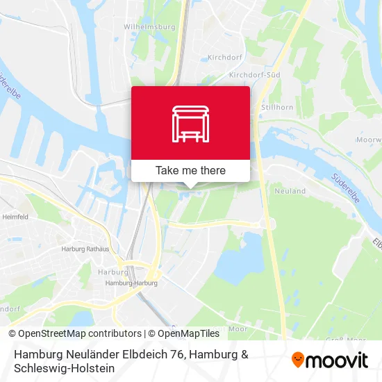 Карта Hamburg Neuländer Elbdeich 76