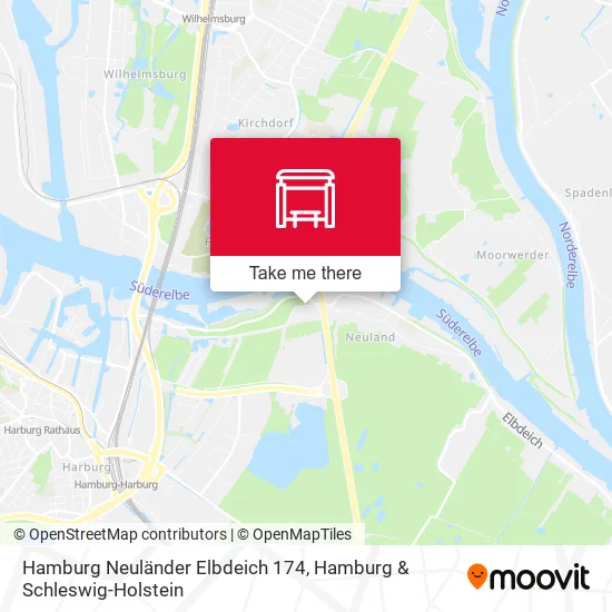 Карта Hamburg Neuländer Elbdeich 174