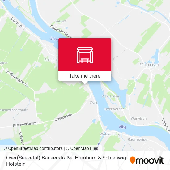 Карта Over(Seevetal) Bäckerstraße