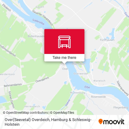 Over(Seevetal) Overdeich map