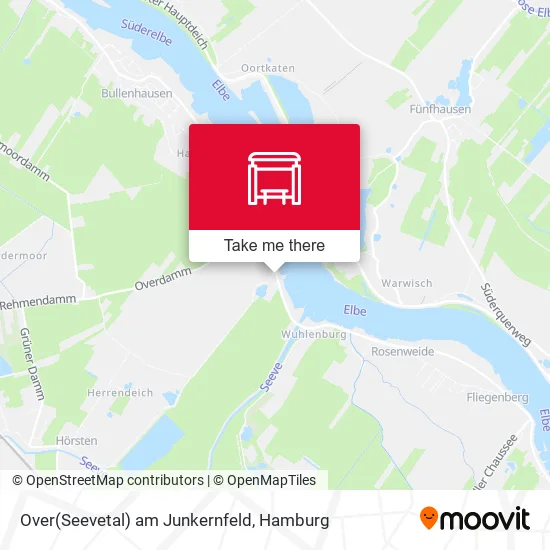 Карта Over(Seevetal) am Junkernfeld