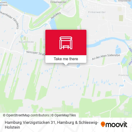 Карта Hamburg Vierzigstücken 31