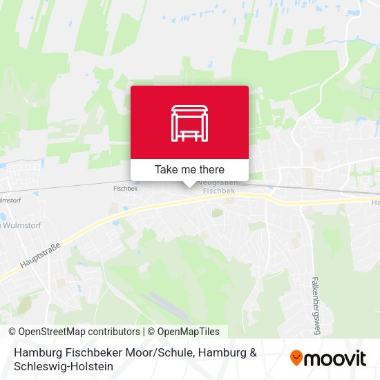 Hamburg Fischbeker Moor/Schule map